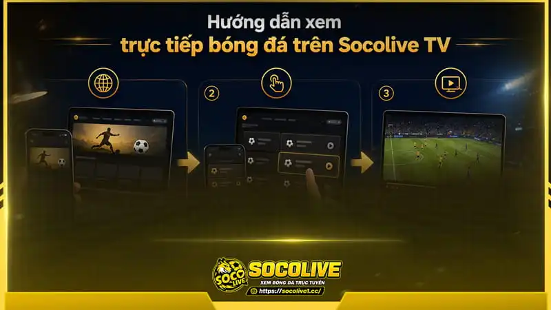 Hướng dẫn xem trực tiếp bóng đá trên Socolive TV Hướng dẫn xem trực tiếp bóng đá trên Socolive TV